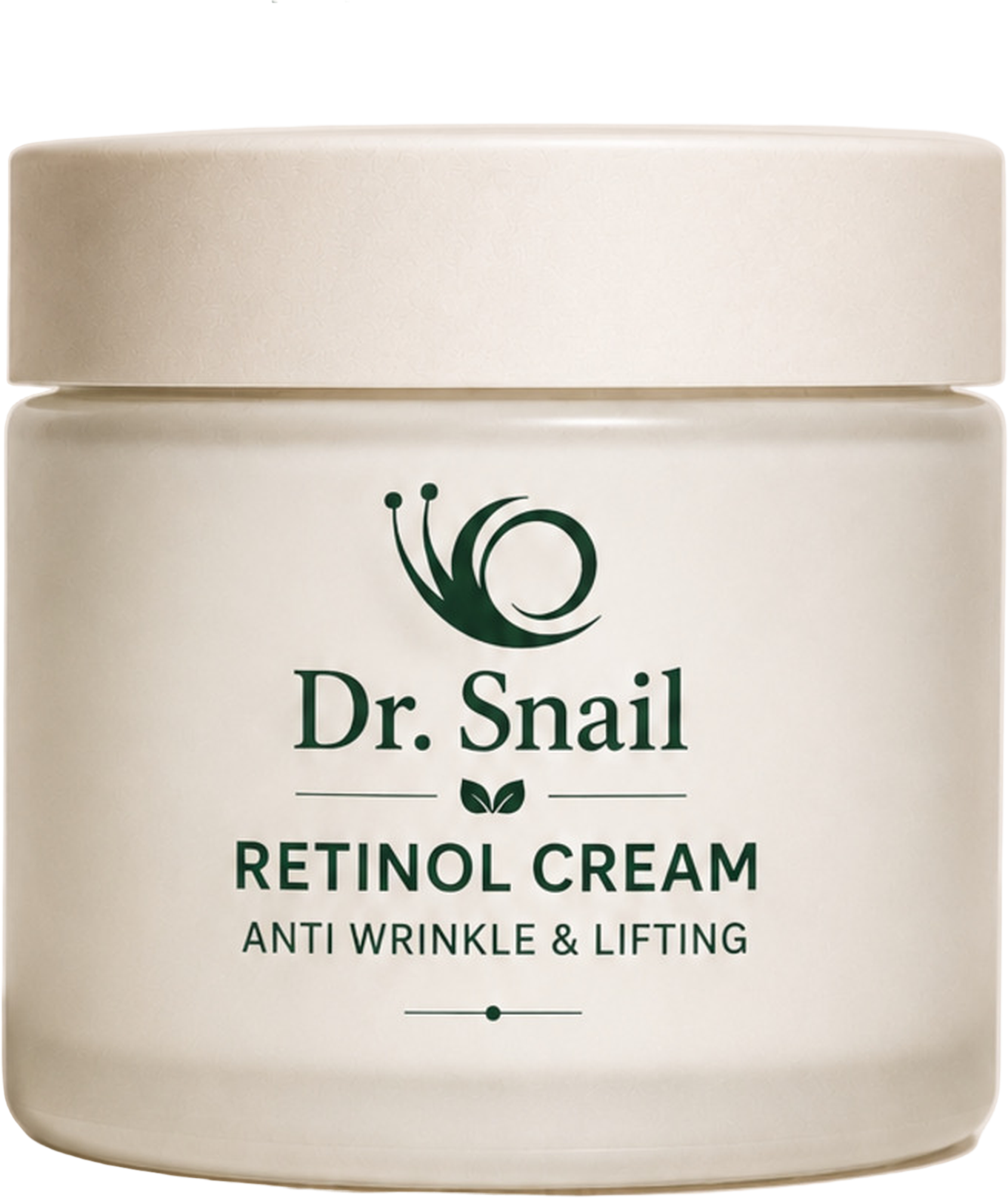 Dr. Snail Retinol Krem — kavanoz detayı